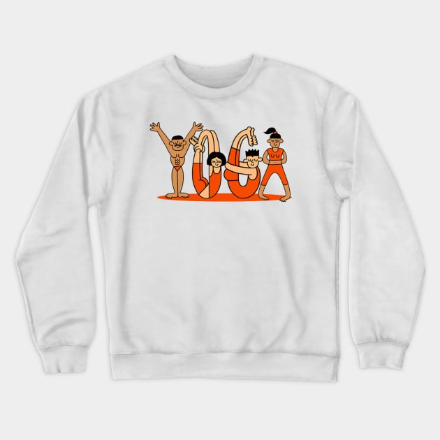 YoGa Crewneck Sweatshirt by Gretathee